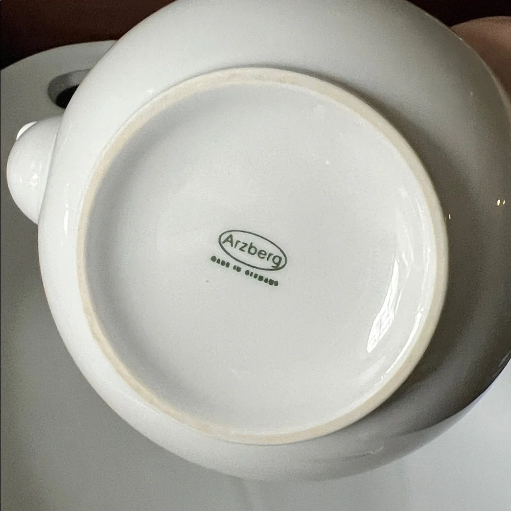 Arzberg White Porcelain Teapot